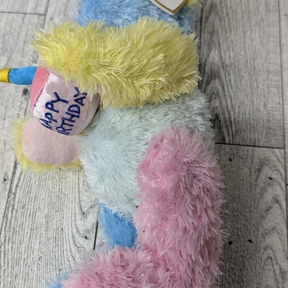Ty Surprise Multicolor Plush Bear with Ribbon
